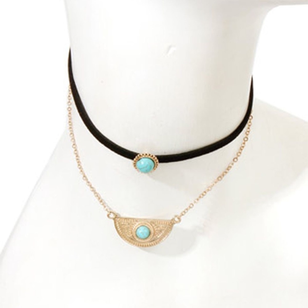 Para Ti NY Turquoise and Gold Coker
